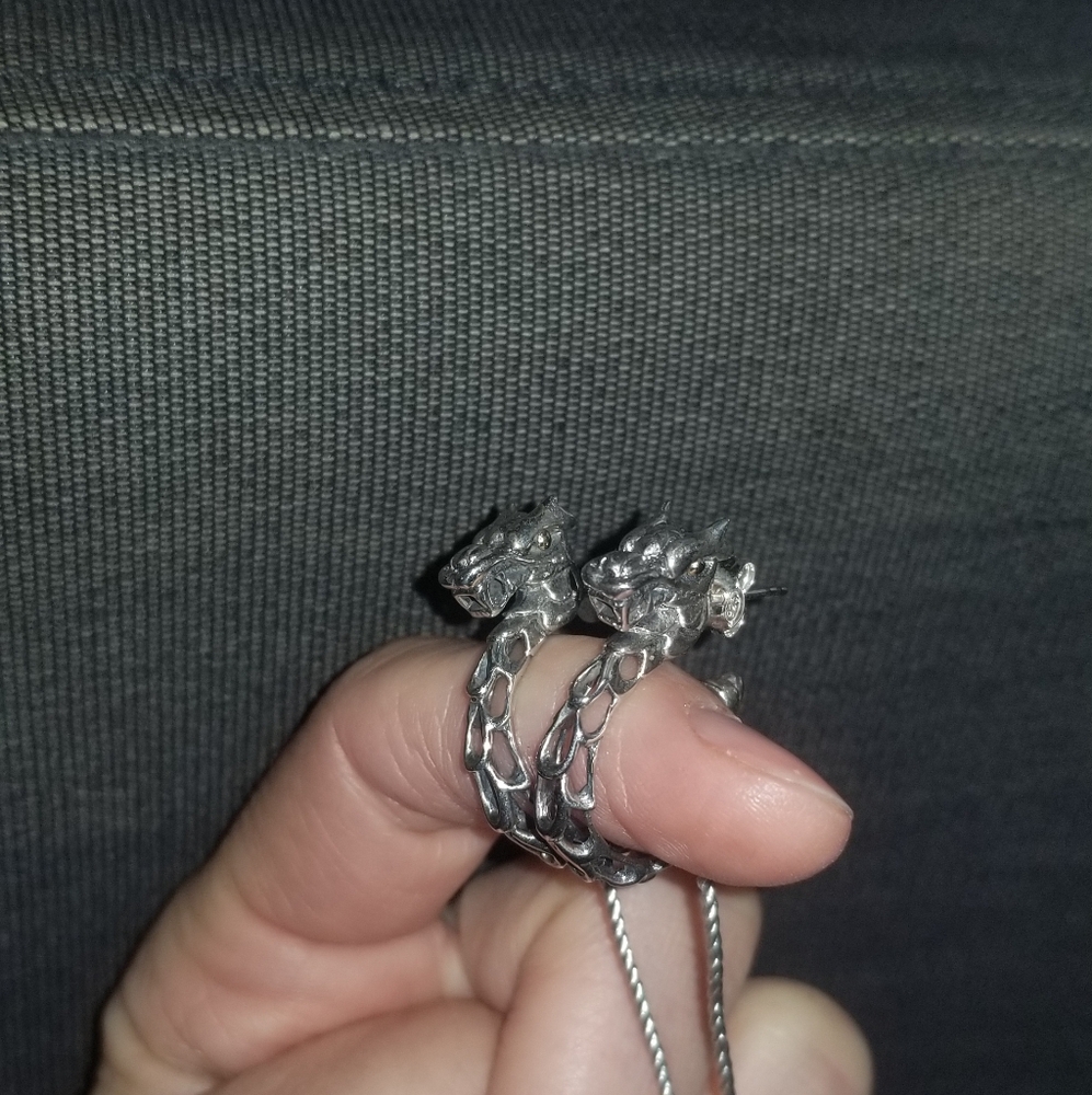 Elegant Silver Snake Ring